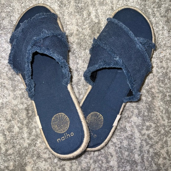 Memory foam soal espadrille style slides - Picture 2 of 4